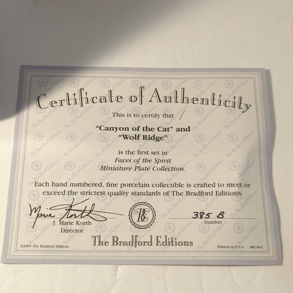 Bradford Editions Canyon of the Cat and Wolf Ridge - Picture 6 of 7